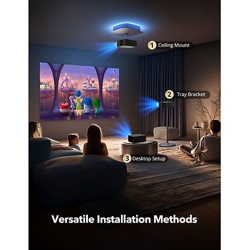 700ANS 1920x1080 FHD Kablosuz Ta��nabilir Smart LED Projekt�r