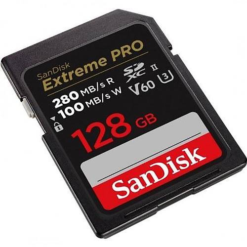 128GB Extreme PRO SDXC UHS-II V60 280MB/s SD Card