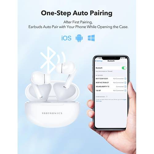 Kablosuz Kulaki�i Bluetooth Kulakl�k Beyaz
