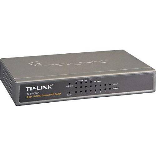 10/100Mbps 8xPort Tak-Kullan PoE Destekli Switch