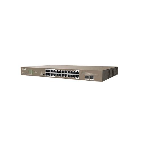 TEG1126P-24-410W 24GE+2SFP Ethernet Switch With 24-Port PoE