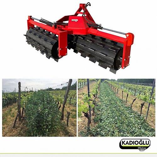 Kad�o�lu EcoRoller Ot Mal�lama ve An�z K�rma Makinesi