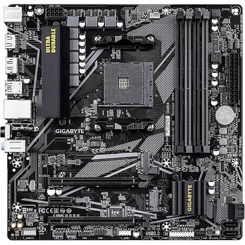 B550M-DS3H-AC-R2 4733 MHz OC DDR4 AM4 M.2 HDMI DP Micro-ATX Anakart