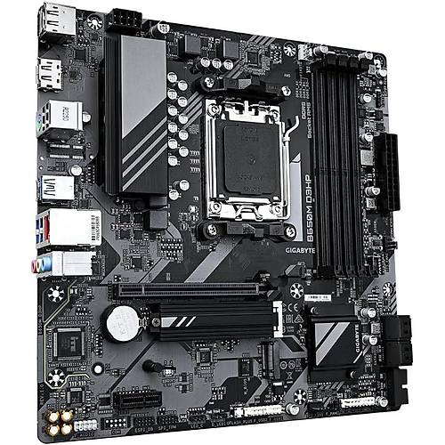 B650M-D3HP 8900MHz OC DDR5 AM5 M.2 HDMI DisplayPort MicroATX Anakart