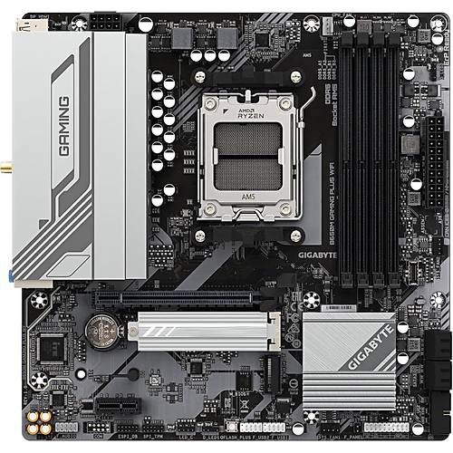 B650M-GAM-PLUS-WF 8000MHz OC DDR5 AM5 M.2 HDMI DP Micro-ATX Anakart
