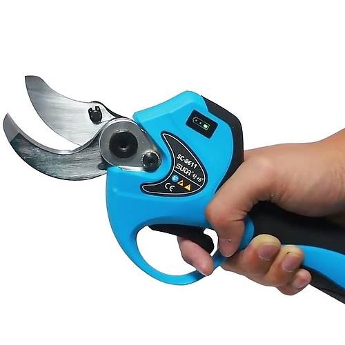 Suca SC 8611 G�stergeli Ak�l� Budama Makas� 40 mm 4 Amper 2 Batarya
