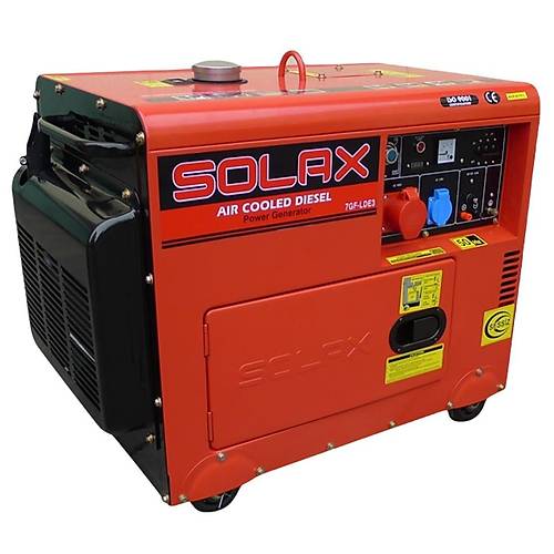 Solax 7GF-LDE3 6 kVa Mar�l� Kabinli Trifaze Dizel Jenerat�r