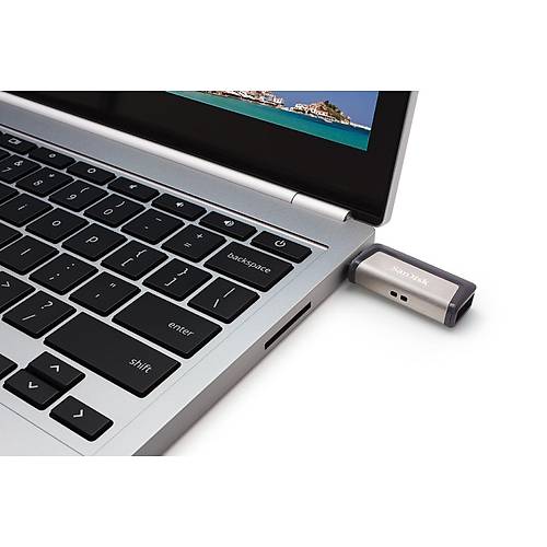 256GB Ultra Dual Drive Type-C USB 3.1 150 MB/s Flash Bellek Grey