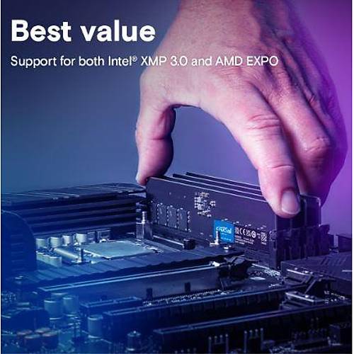8GB DDR5 4800 CL40 1.1V UDIMM Single Desktop Memory
