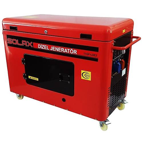 Solax 11GF-LDE 10 kVa Mar�l� Kabinli Monofaze Dizel Jenerat�r