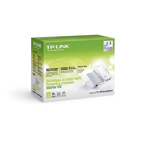 300Mbps 300M Mesafeli 2xLAN Port Powerline Adapt�r