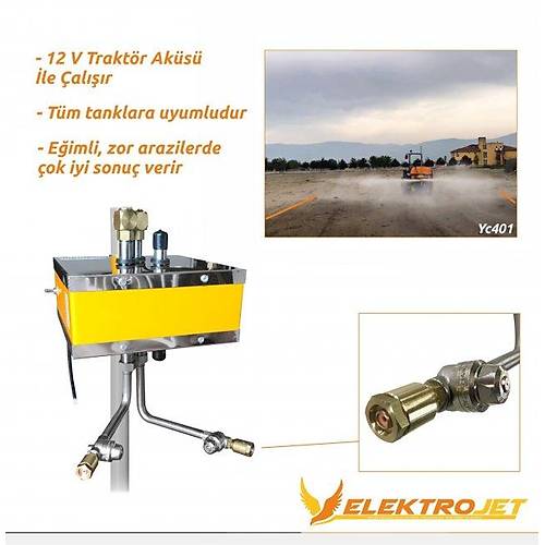 Kad�o�lu Eco Jet Tarla Tipi 2 Y�n 2 ��k�� �la�lama Makinesi (Damla �nleyicisiz)