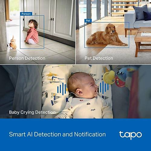 4K Pan/Tilt AI Home Security Wi-Fi Camera