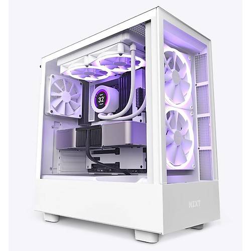 H5 Elite RGB Beyaz ATX Mid Tower Kasa