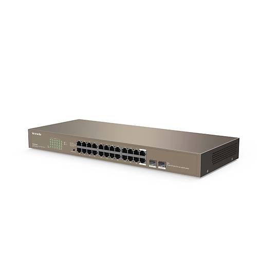 TEG1024F 24-Port Gigabit Unmanaged Switch with 2 SFP Slots
