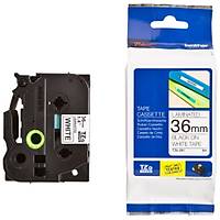 Brother P-Touch TZ-261 36mm Beyaz �zeri Siyah Etiket