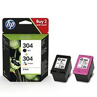 HP 304 + 304 3JB05AE Siyah ve Renkli Orjinal Kartu� Seti - 2630