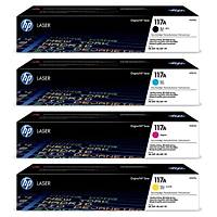 HP 117A W2070A W2071A W2072A W2073A Orijinal 4'l� Toner Seti | Siyah Mavi K�rm�z� Sar� | Color Laser 150nw, MFP 178nw, 179fnw Uyumlu
