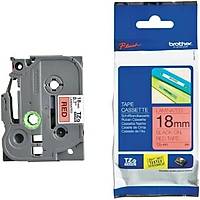 Brother TZE-441 K�rm�z� �zerine Siyah Orjinal Etiket �eridi