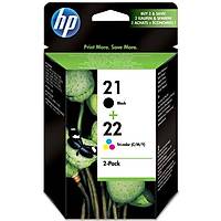 HP 21-22 SD367AE Siyah ve Renkli Orjinal Kartu� Seti - F4180