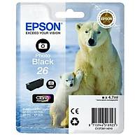 Epson T2611 26 C13T26114020 Foto Siyah Orjinal Kartu� -XP-510-600