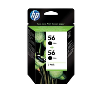 HP 56 + 56 C9502AE �kili Paket Siyah Orjinal Kartu�