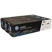 HP 126A CF341A (CE311A+CE312A+CE313A) 3'l� Paket Orjinal Toner