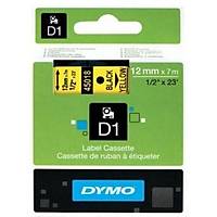 DYMO 45018 Sar�-Siyah D1 Orjinal Yedek �erit (12 mm x 7 mt)