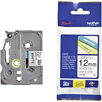 Brother TZ-231 - TZE-231 12mm Beyaz �zeri Siyah Etiket