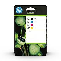 HP 953 6ZC69AE Sar� K�rm�z� Mavi Siyah Orjinal Kartu� Seti - 7720/8740