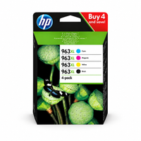HP 963XL 3YP35AE Orijinal 4'l� Kartu� Seti | Siyah Mavi K�rm�z� Sar� | OfficeJet Pro 9010, 9015, 9020, 9025 Uyumlu