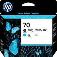 HP C9404A 70 Mavi + Mat Siyah Orjinal Kafa Kartu�u - Designjet Z2100