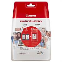 Canon PG-46 CL-56 Orjinal Kartu� Seti + Hediyeli E404-E484-E3140