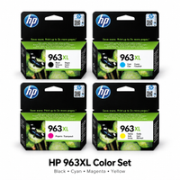 HP 963XL 3YP35AE Orijinal 4'l� Kartu� Seti | Siyah Mavi K�rm�z� Sar� | OfficeJet Pro 9010, 9015, 9020, 9025 Uyumlu