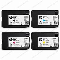 HP 937 6C400NE Orijinal 4'l� Kartu� Seti | Siyah Mavi K�rm�z� Sar� | Avrupa B�lgesi OfficeJet Pro 9120, 9130, 9720, 9730 Uyumlu