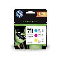 HP 711 P2V32A Orijinal Renkli Avantajl� Kartu� Paketi | HP DesignJet T520, T530, T120, T125 Uyumlu