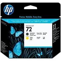 HP 72 C9384A Mat Siyah ve Sar� Orjinal Bask� Kafas� Kartu�u