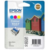 Epson T037 C13T03704020 Orjinal Renkli Kartu� - Stylus C24UX