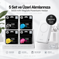 HP 938 4S6X5PE 4S6X6PE 4S6X7PE 4S6X8PE Orijinal 4'l� M�rekkep Kartu� Seti | Siyah, Mavi (Cyan), K�rm�z� (Magenta), Sar� | OfficeJet Pro 9110b, 9120, 9120b, 9130, 9130b, 9720, 9730 Uyumlu