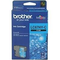 Brother LC67HY-C Mavi Orjinal Kartu�