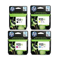 HP 934XL - 935XL Mavi K�rm�z� Sar� Siyah Orjinal Kartu� Seti