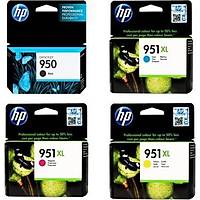 HP 950 + 951XL Mavi+K�rm�z�+Sar�+K�rm�z� Orjinal Kartu� 8600-8660
