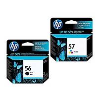 HP 56 + 57 C6656AE C6657AE Siyah ve Renkli Orjinal Kartu� Seti
