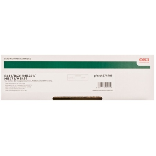 OKI B411 44574705 Siyah Orjinal Toner - B411-B431-MB461-MB471-MB491