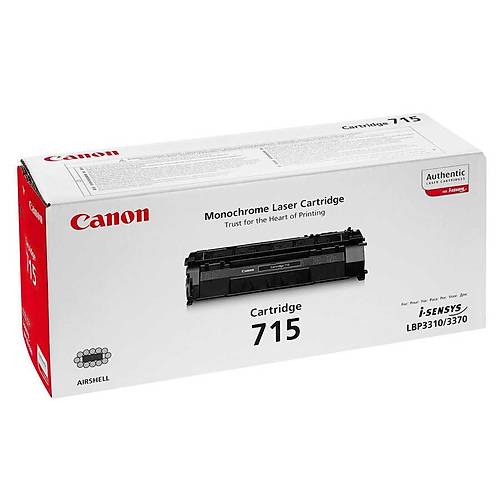 Canon CRG-715 Siyah Orjinal Toner - LBP-3310-LBP-3370