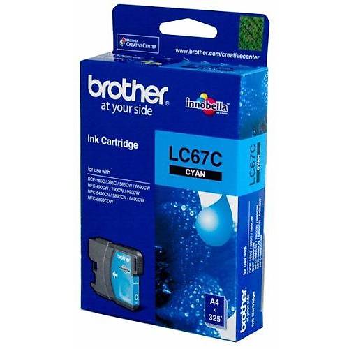 Brother LC67C Mavi Orjinal Kartu� - DCP585 / DCP6690CW