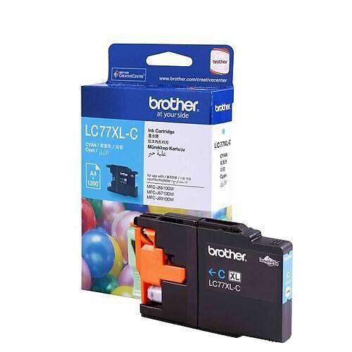 Brother LC77XLC Mavi Orjinal Kartu� - MFC-J6510DW / MFC-J6710DW