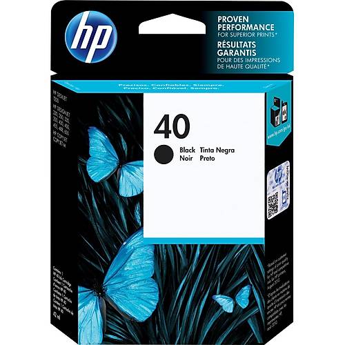 HP 40 51640AE Siyah Orjinal Kartu� - 230-250C-350C-430-450C-650C