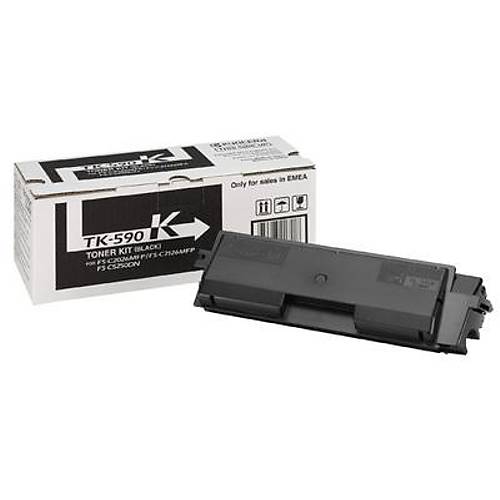 Kyocera TK-590 Siyah Orjinal Toner - FS-C2026 / C2126 