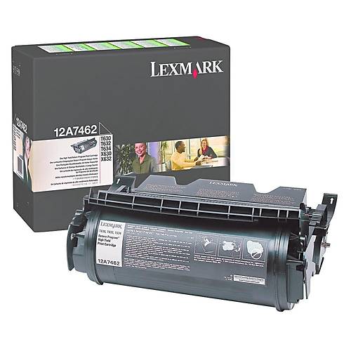 Lexmark T630 12A7462 Siyah Orjinal Toner - T630-T632-T634-X630